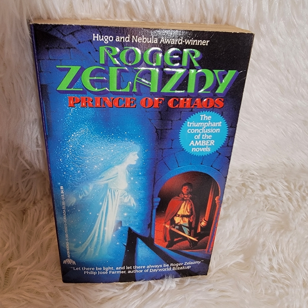 1992 Prince Of Chaos Avon Sci-Fi Paperback Book Roger Zelazny